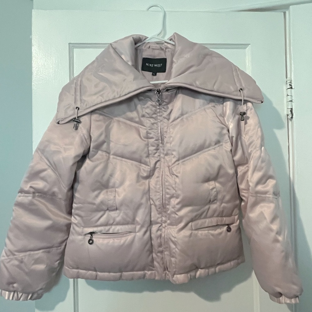 Nine West Pink Puffer Jacket